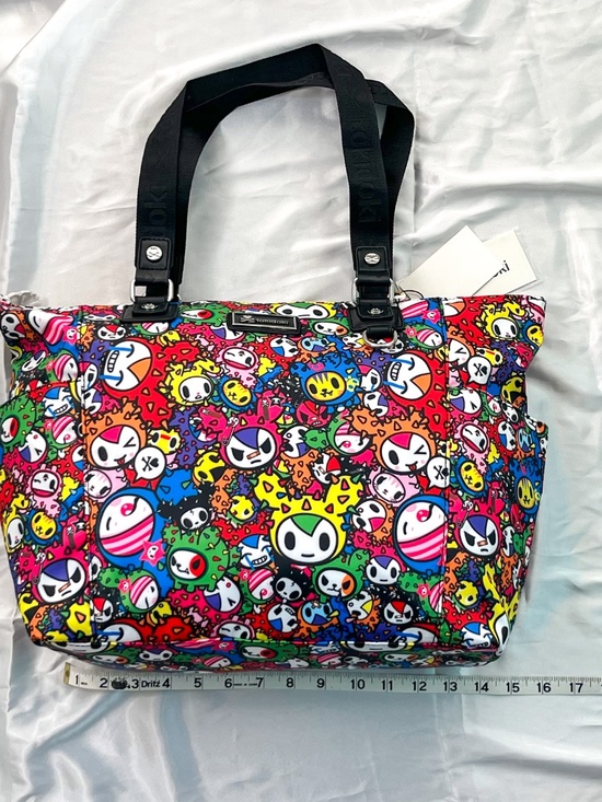 tokidoki Handbags - Tokidoki Cactus Friends Zipper Tote Shoulder Bag Purse Vintage Sandy Rainbow New